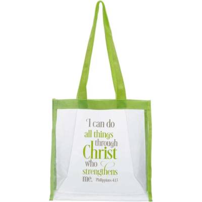Taška I Can Do All Things Clear Tote Bag - Phi