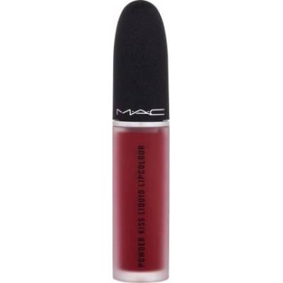 MAC Cosmetics Powder Kiss Liquid Lipcolour matný tekutý rúž Ruby Boo 5 ml