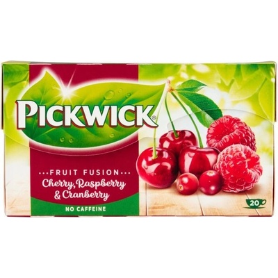 Pickwick Fruit Fusion Cherries Raspberries & Cranberries 20 x 2 g