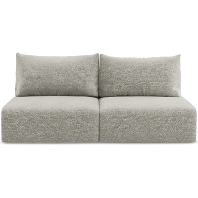 makamii Светлосив разтегателен диван с място за съхранение 216 cm Kalena - Makamii (KALENA_3SOF_38_P1_C8)