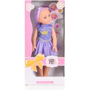 Moni Детска кукла Moni Toys - Fairy Doll, 38 cm, с магическа пръчка, Лилава (111815)
