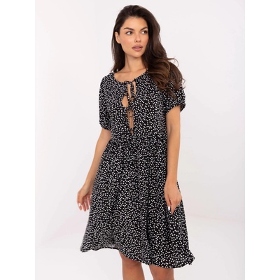 Sublevel Dress D73771M30466A-black čierna biela