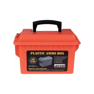 Plastový Ammo Box .50 Cal Oranžový Fosco