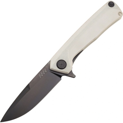 ANV KNIVES Z100 BB DLC Black / Plain edge, G10 White / Liner Lock ANVZ100-068