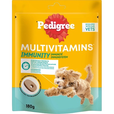 Pedigree 6х180г Pedigree Multivitamins Immunity, лакомства за кучета имунната система