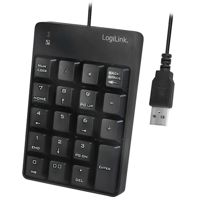 LogiLink Клавиатура Logilink с USB връзка, 19 клавиша
