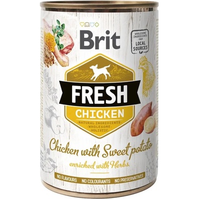Brit Fresh Chicken with Sweet Potato 6 x 400 g