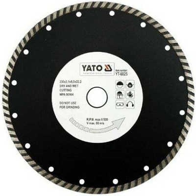 Yato Kotouč diamantový 230 x 22,2 x 3,1 mm turbo