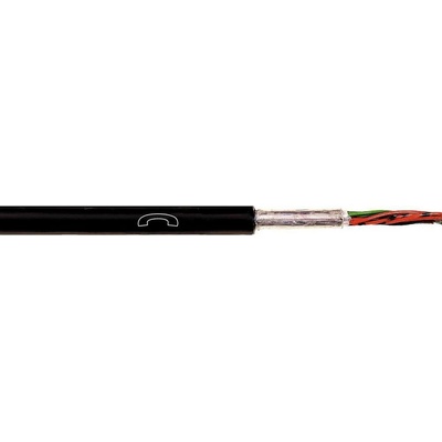 Lapp 1591218/500 telefonní A-2YF(L)2Y 0 2 x 0.8 mm černá 500m