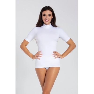 Gatta Bodywear Дамска поло блуза, бялаeh-1042-white - Черен, размер s