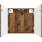 vidaXL Кабинет за дартборд Старо дърво 56 x 12 x 63 см (8006658)