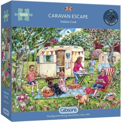 Gibsons Caravan Escapes 1000 dielov