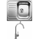 Sety kuchynských drezov a batérií Set Blanco Tipo 45 S Mini + Mida
