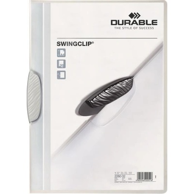 DURABLE Obal s klipom SWINGCLIP biely