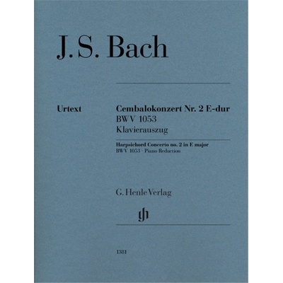Johann Sebastian Bach Harpsichord Concerto no. 2 in E major BWV 1053 noty na čtyřruční klavír – Hledejceny.cz
