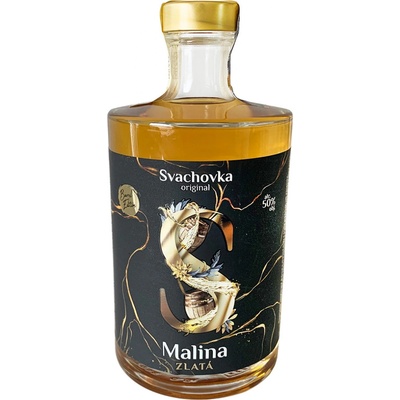 Svach Zlatá Malinovice 50% 0,5 l (holá lahev)