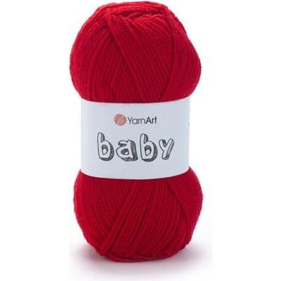 Yarn Art příze Baby 576 červená