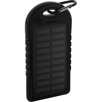 Cool Мобилна батерия Durabank Solar, 4000 mAh, черна