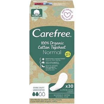 Carefree Organic Cotton Normal slipové vložky 30 ks