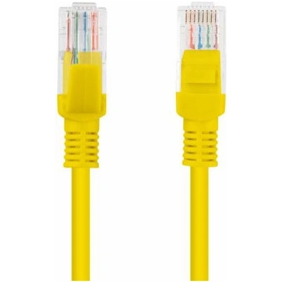 Lanberg PCU6-10CC-0150-Y patch, RJ45, cat. 6, UTP, 1.5m, žlutý
