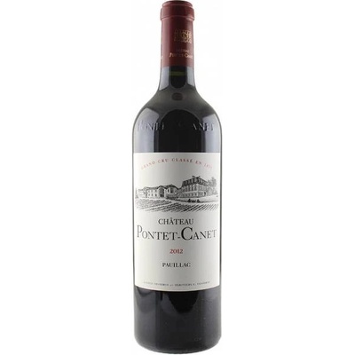 Château Pontet Canet Cuvée suché červené 2012 13,5%% 0,75 l (čistá fľaša)
