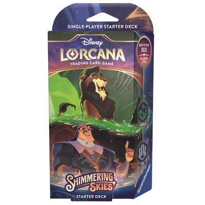 Ravensburger Disney Lorcana TCG Shimmering Skies Emerald & Steel Стартово тесте (4050368983817)