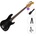 SX SPJ62+ SET Black Електрическа бас китара