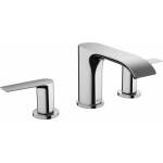 Hansgrohe Смесител за умивалник Hansgrohe Vivenis 90 с 3 елемента и изскачащ вентил, гланциран хром (75033000)