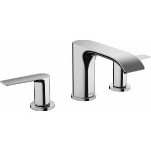 Hansgrohe Смесител за умивалник Hansgrohe Vivenis 90 с 3 елемента и изскачащ вентил, гланциран хром (75033000)