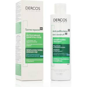 Vichy Dercos Anti-Dandruff Dermatological Shampoo (Normal to Oily Hair) 200 ml