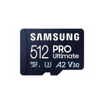 PRO Ultimate microSD card + SD adapter, 512 GB, for smartphones, drones and action cameras, UHS-I U3, 200 MB/s read, 130 MB/s write, MB-MY512SA/WW