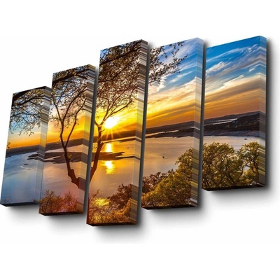 Wallity Vícedílný obraz KARA 82x50 cm vícebarevný