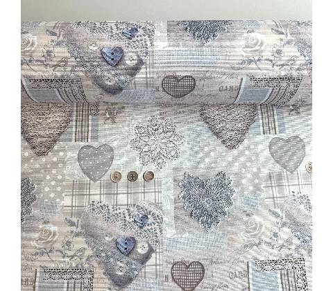 Obrusovina metráž Lotta vodeodolná - Patchwork
