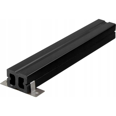 Terasový nosník hranol 4 x 3 x 300 cm, materiál černý WPC G21