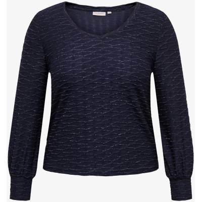 ONLY Тъмно синя дамска шарена блуза ONLY CARMAKOMA Astra ONLY CARMAKOMA | Sin | ЖЕНИ | 50-52 cm