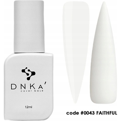 Báza DNKa Cover 043 biela mliečna 12 ml