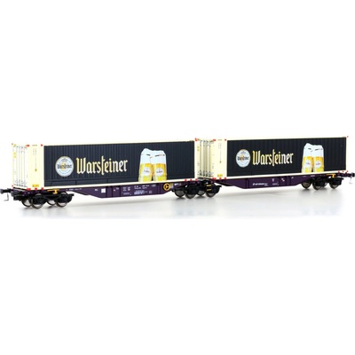 Mehano Dvojitý kontejnerový vůz RailRelease Sggmrss'90 H0 28399 – Hledejceny.cz