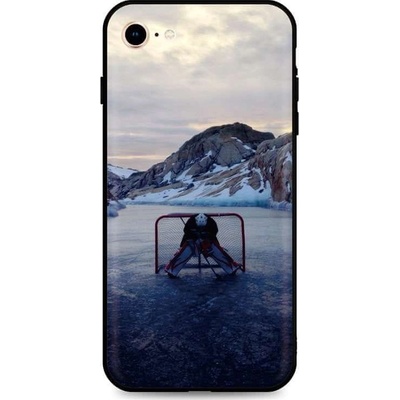 TopQ iPhone SE 2020 silikón Hockey Goalie
