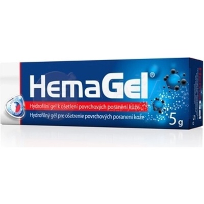 HEMAGEL gél na ošetrenie povrchových poranení 5 g