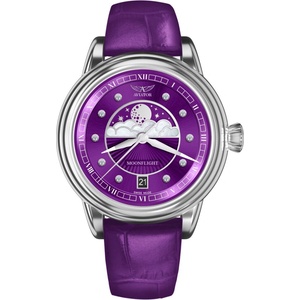 Aviator Дамски часовник Aviator Douglas Moonflight Diamonds Limited Edition V. 1.33. 0.361. 4 (V.1.33.0.361.4) Часовници