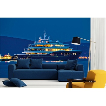 DIMEX ART s. r. o Самозалепваща се флизелинова фототапета луксозна яхта 375 x 250 см
