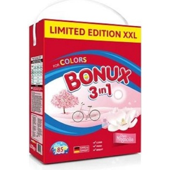 Bonux Color Pure Magnolia 3v1 prací prášek na barevné prádlo 85 PD 6,375 kg