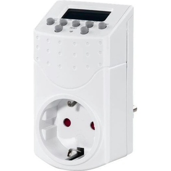 Hama Цифров седмичен таймер Hama Mini, Точност до минутата, 20 програми, Бял (HAMA-223306)