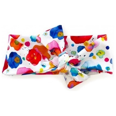 Pinkie Čelenka Flowers White