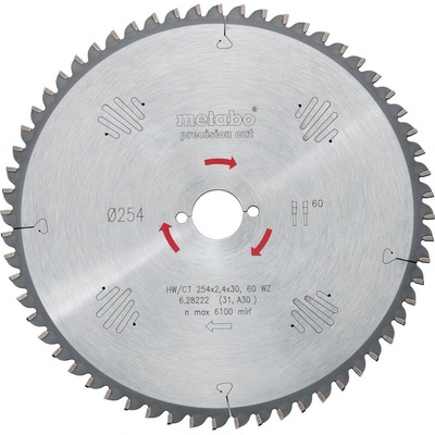 Metabo Pilový kotouč HW/CT 315x30, 48 SZ 0° 628057000