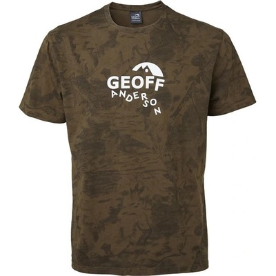 Geoff Anderson Organic Tee Leaf Biele Logo