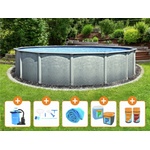 Steinbach Grande Pool Set Round Ø 549 x 135 cm - Пълен комплект Small - 1 компл (011767)
