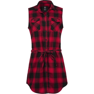 Brandit Longshirt Gracey červené-čierne