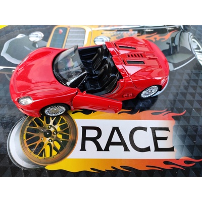 Метална кола с отварящи се врати и звукови ефекти Тойота