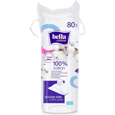 Bella Кръгли козметични тампони, 80 броя